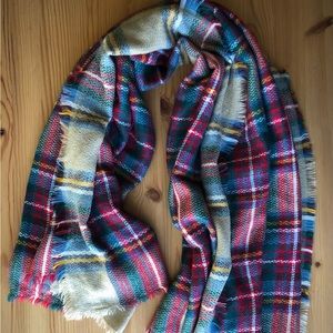 Blanket Plaid Scarf